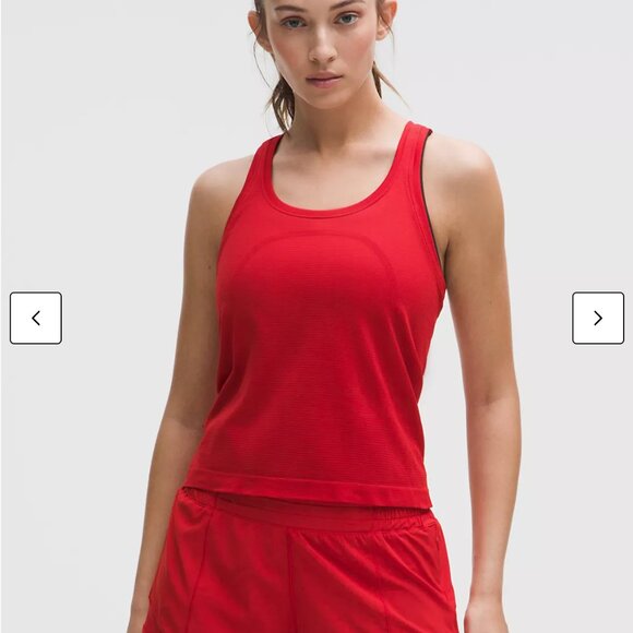 Lululemon Athletica Swiftly Tech Racerback Size 6 in Red - Picture 1 of 9